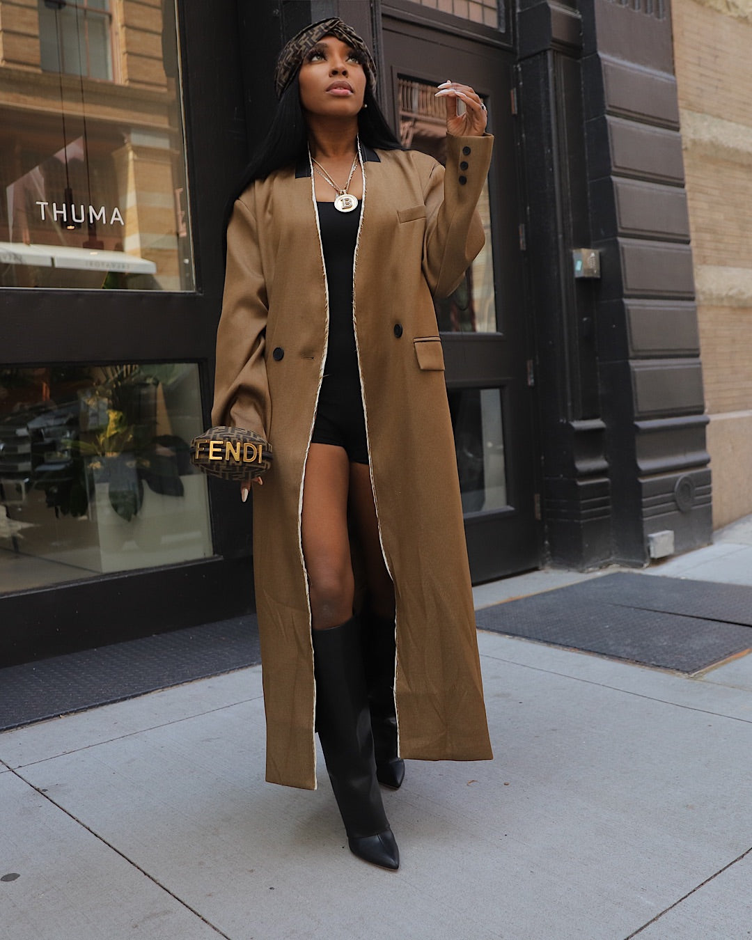 Luxury Lines Trench