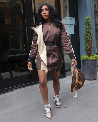 The Bomber Bae Dress